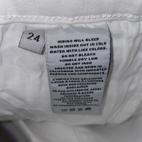 NWT!! J Brand Distressed Mid Rise Skinny Capri Jeans Underexposed Size 24 - Picture 15 of 16